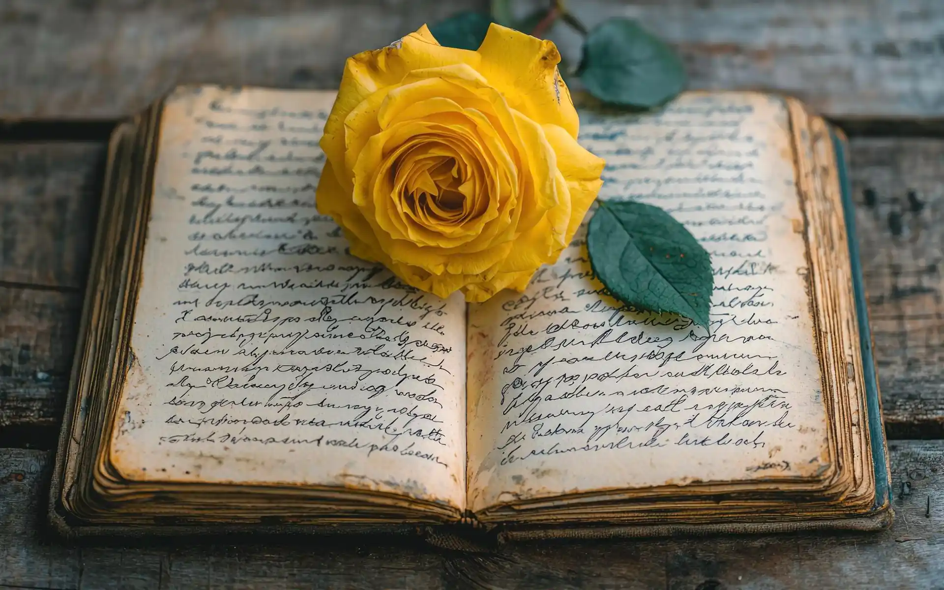 Heart shapes cut from old book pages used as decorative accents