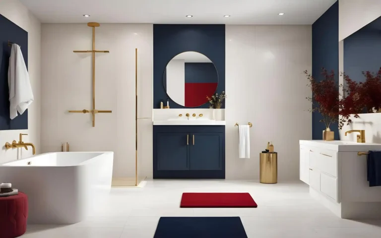 Complete bathroom renovation with a new backsplash and fresh decor