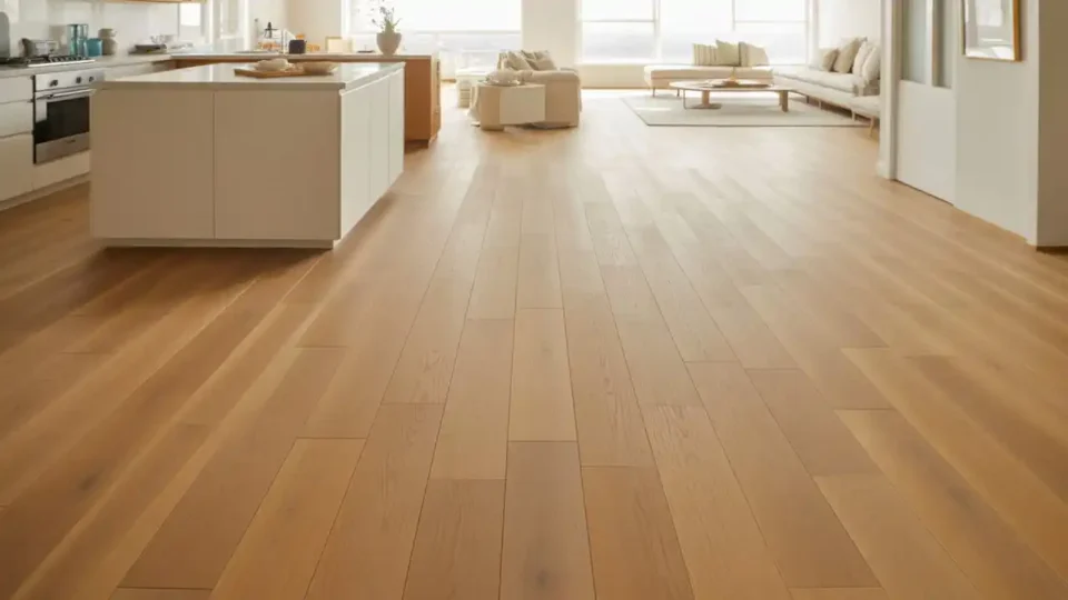 Modernized ranch style home with navy siding and white trim