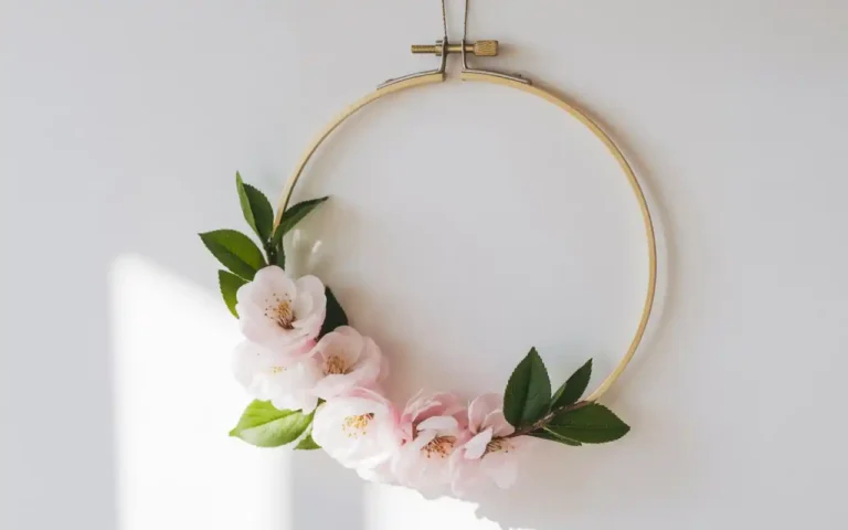 Bright living room with botanical wall art and light wood frames